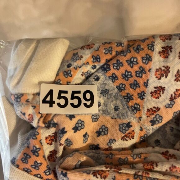 Janie & Jack Sleepwear Set Girls Size 8 Multi Floral Patchwork Pajama Top & Pant - Picture 13 of 13